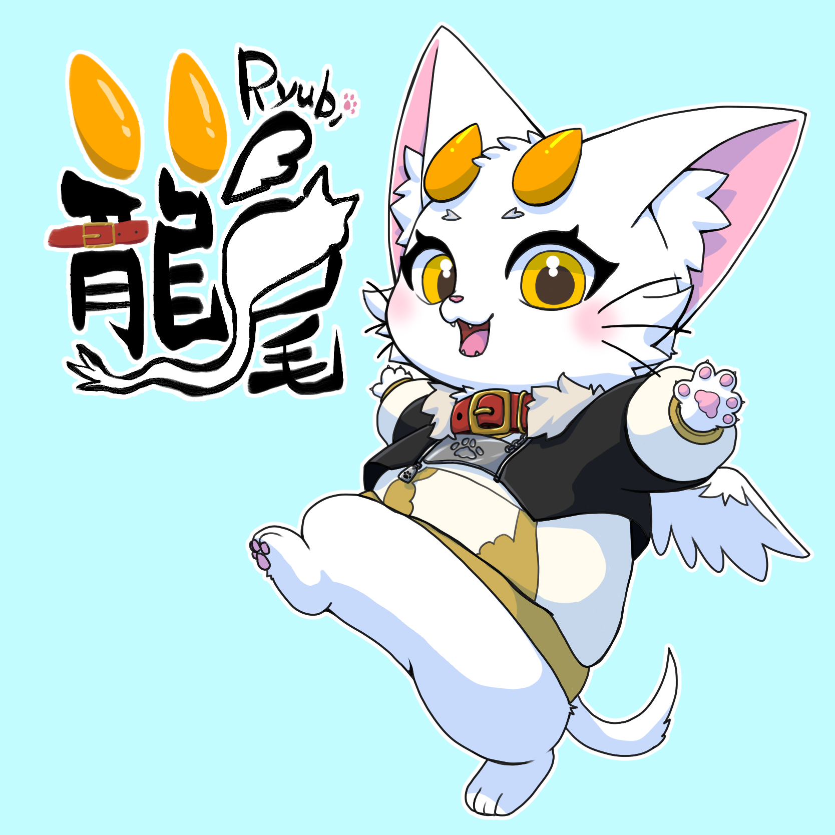 龍尾🐱×北海道えりも町コラボイラスト（納期：約3ヶ月）