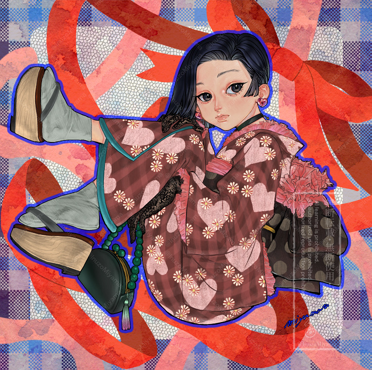 三山犬造×北海道えりも町コラボイラスト（納期：約2ヶ月）