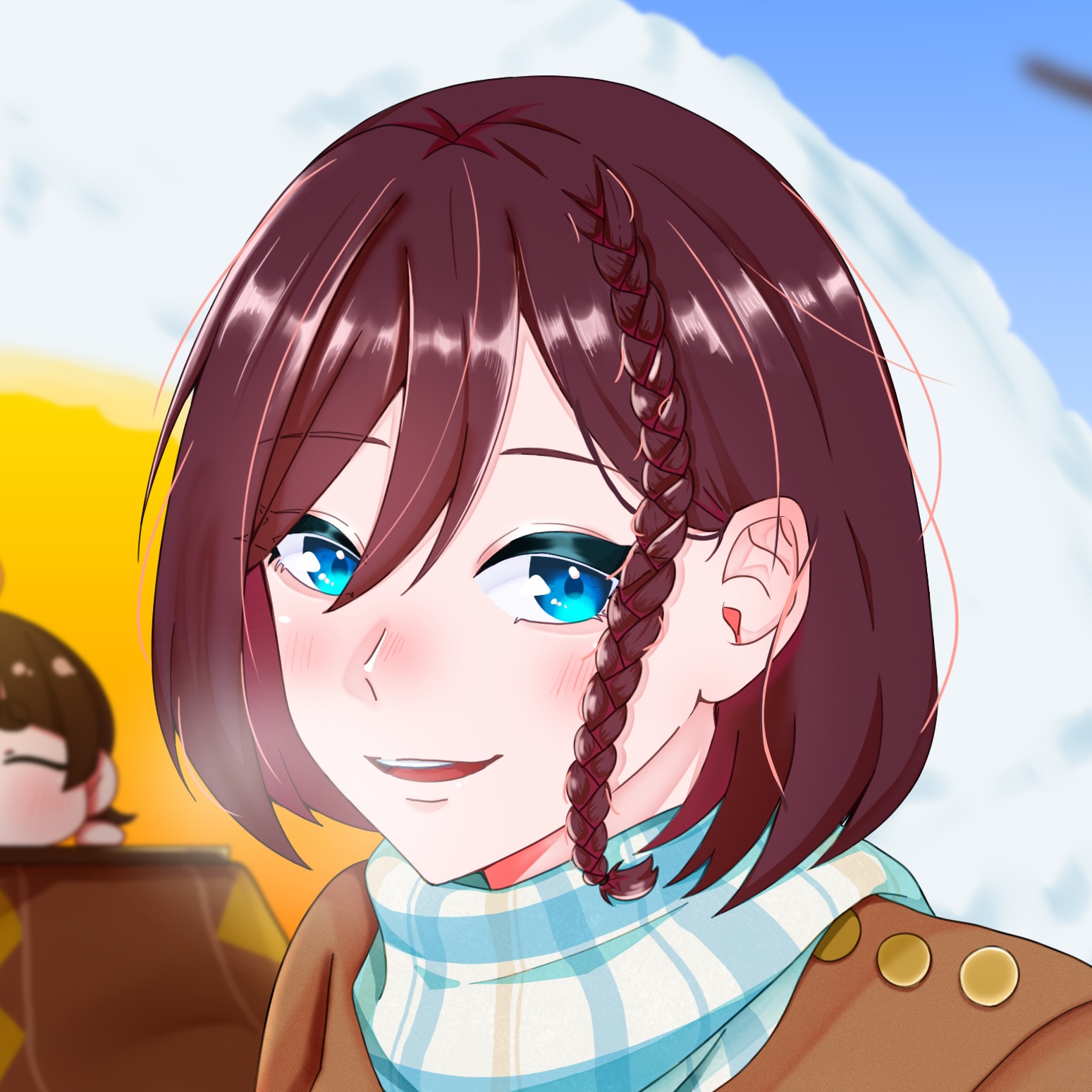 蜜柑。×北海道えりも町コラボイラスト（納期：約3ヶ月）
