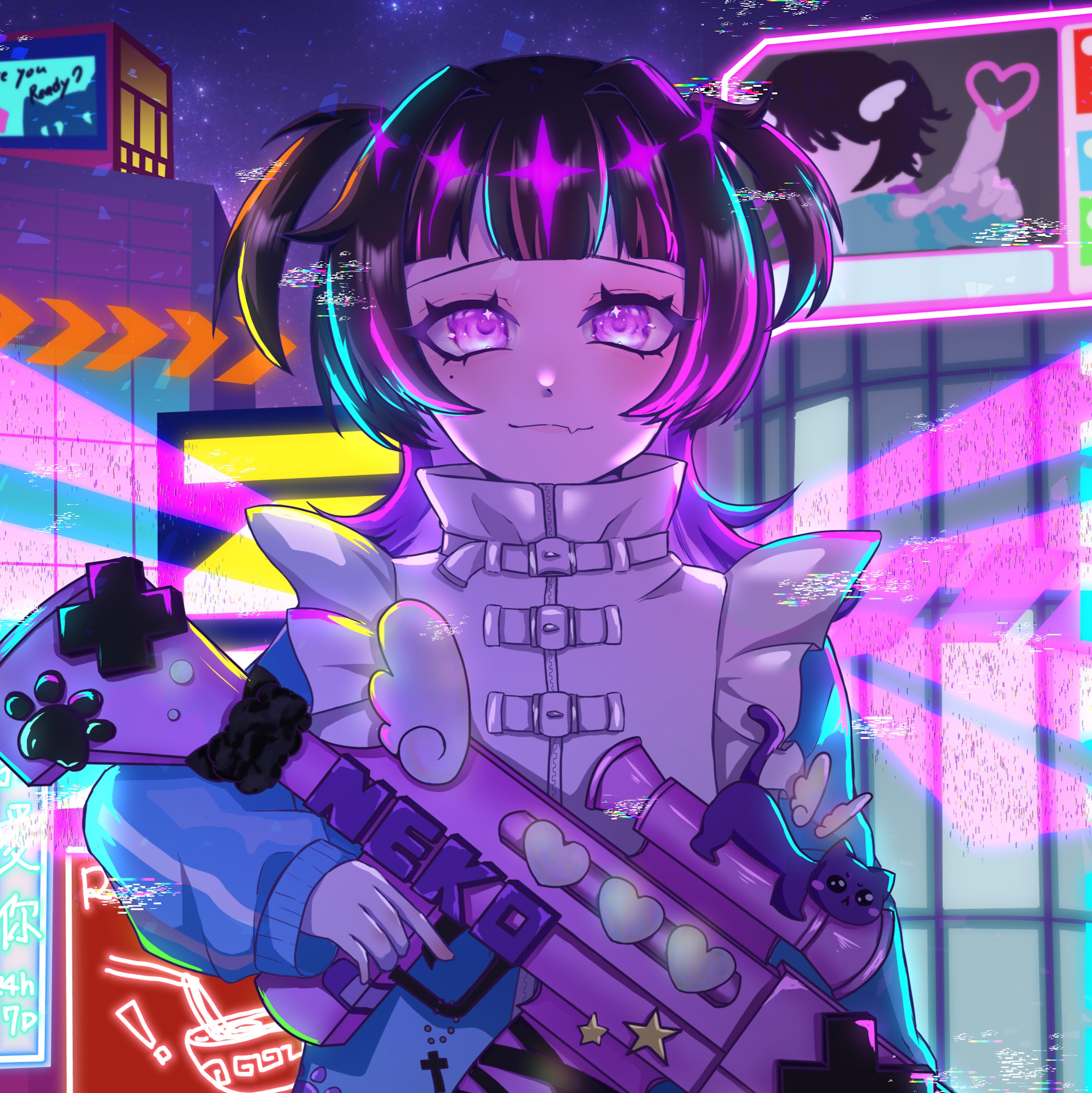めむてゃ!×北海道えりも町コラボイラスト（納期：約1ヶ月）