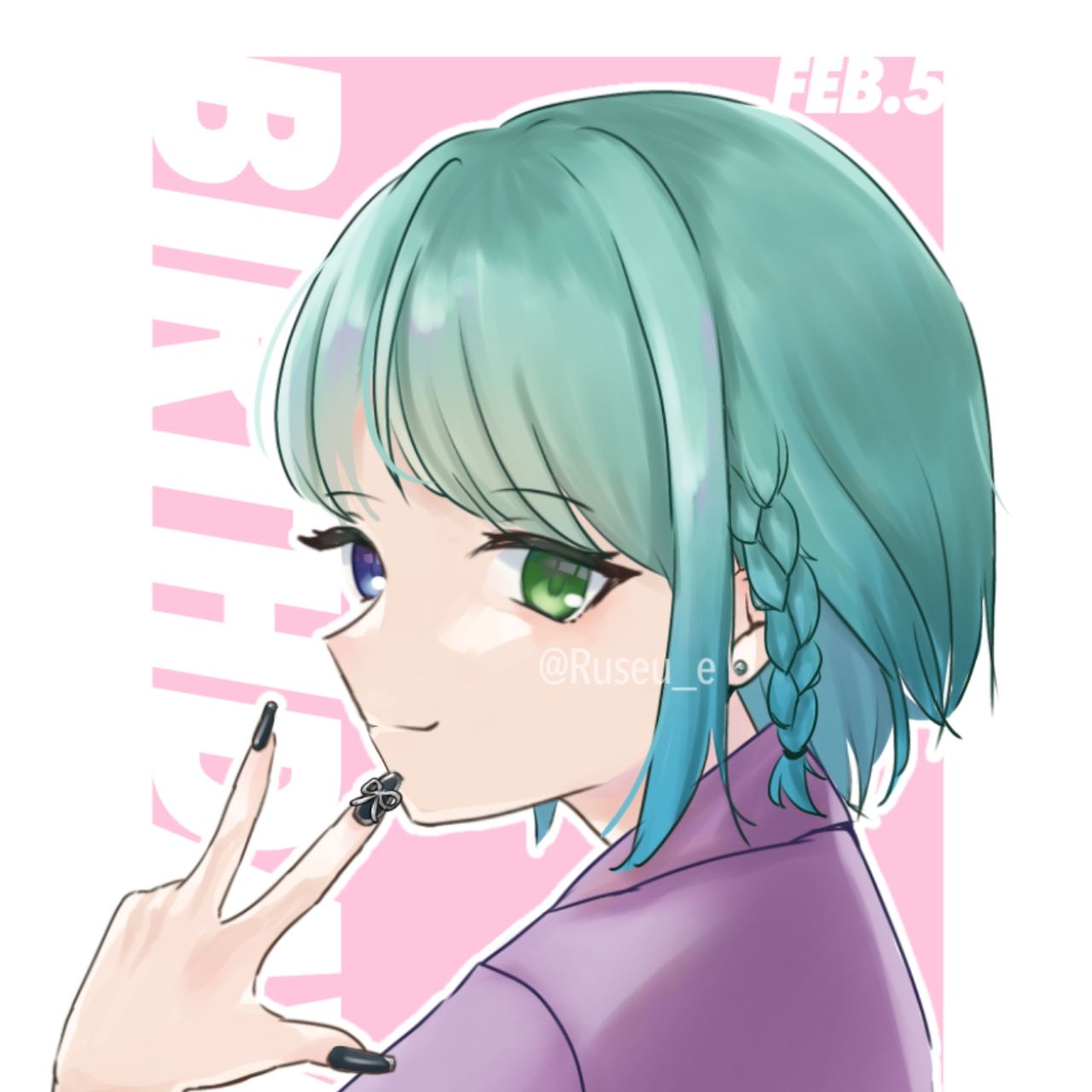 るせう×北海道えりも町コラボイラスト（納期：約2ヶ月）