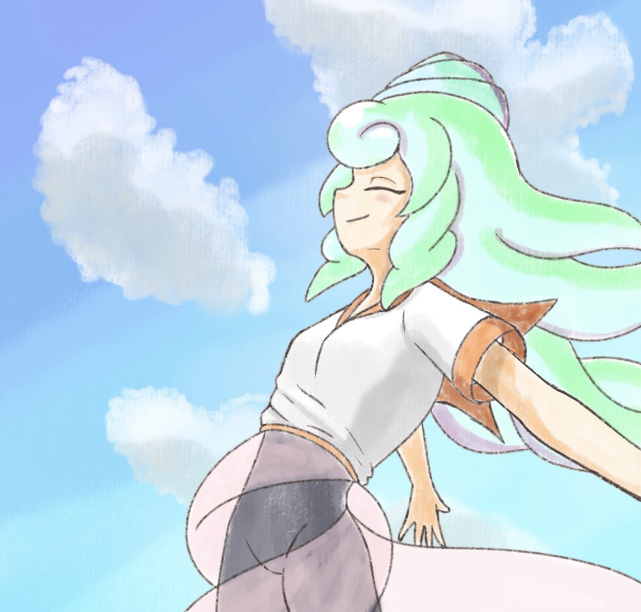 てーる×北海道えりも町コラボイラスト（納期：約3ヶ月）