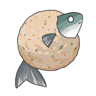 てごねいわし（つみれ）×北海道えりも町コラボイラスト（納期：約1ヶ月）