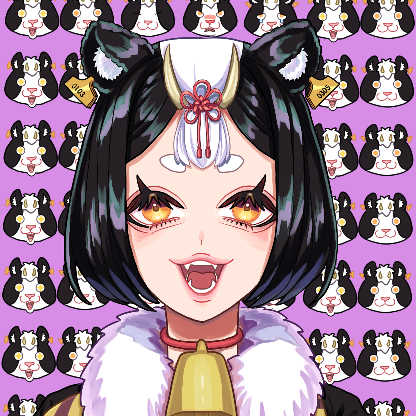 丑寅ちゃん×北海道えりも町コラボイラスト（納期：約2ヶ月）