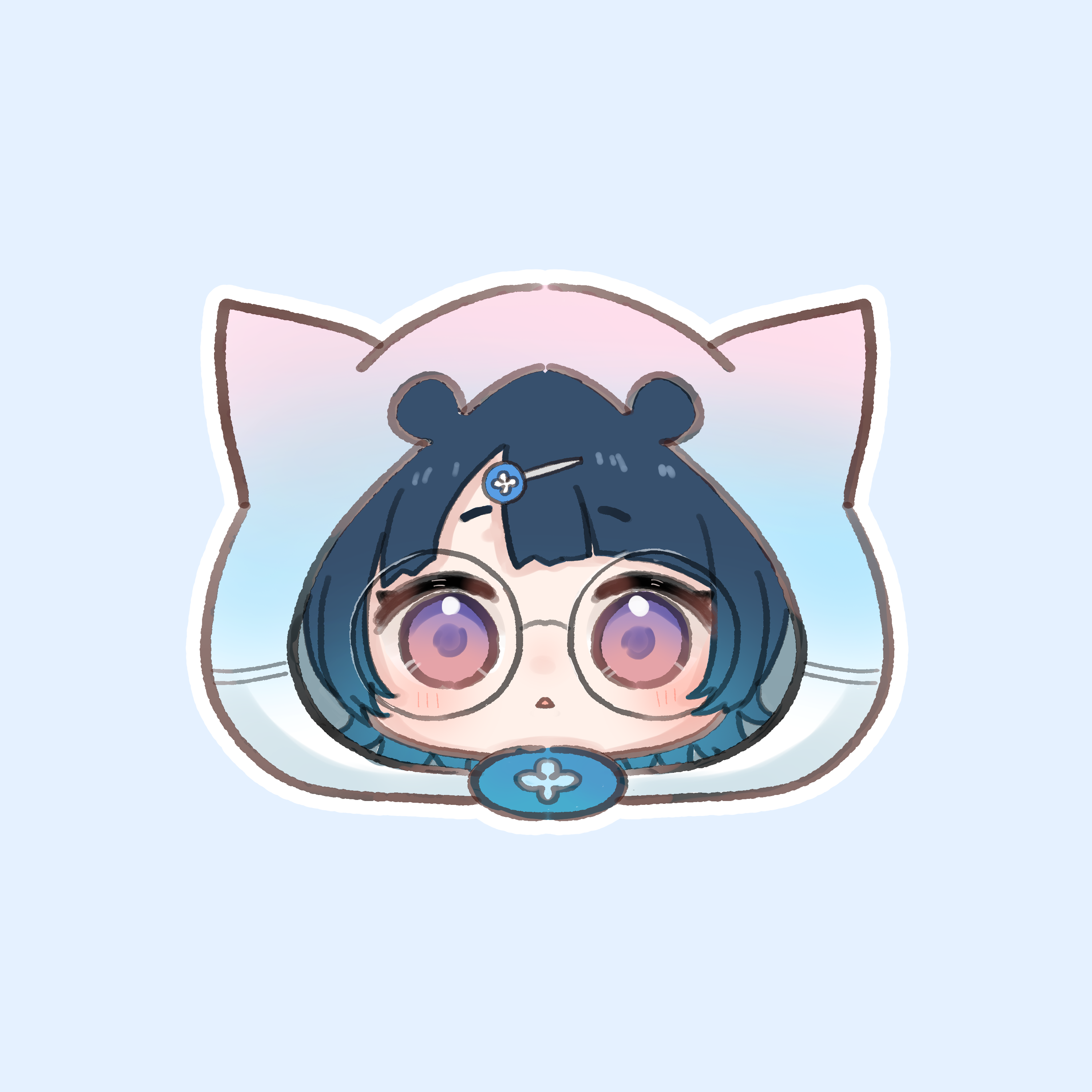 あまにゃ×北海道えりも町コラボイラスト（納期：約3ヶ月）