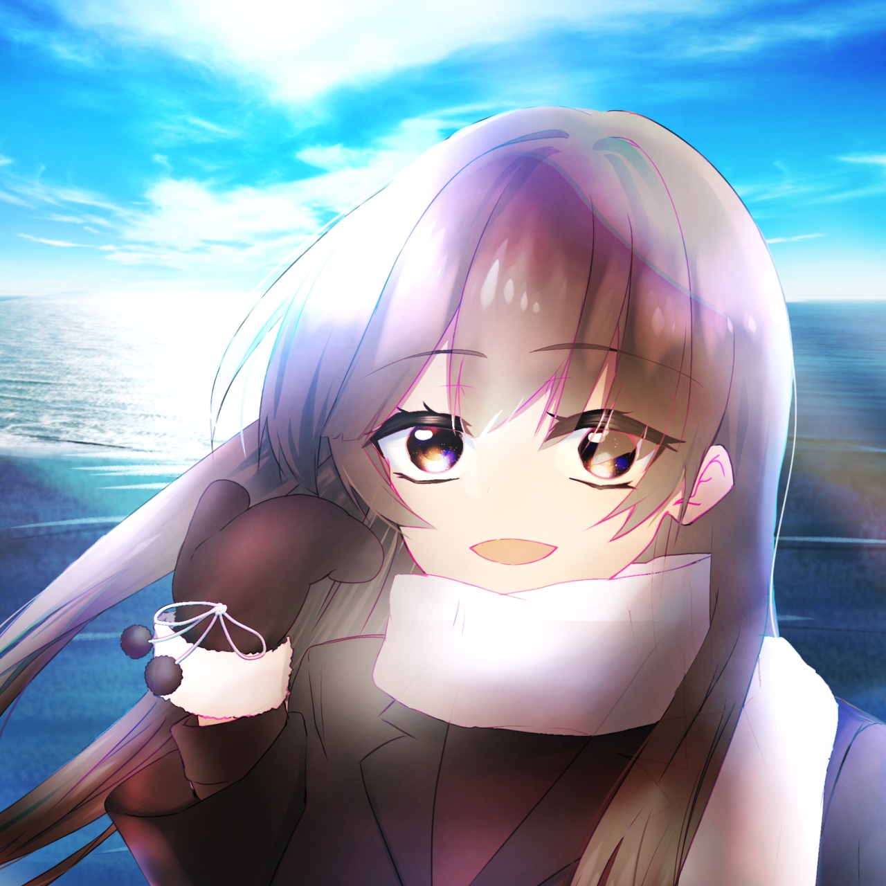 天色チョコアクエ×北海道えりも町コラボイラスト（納期：約3ヶ月）
