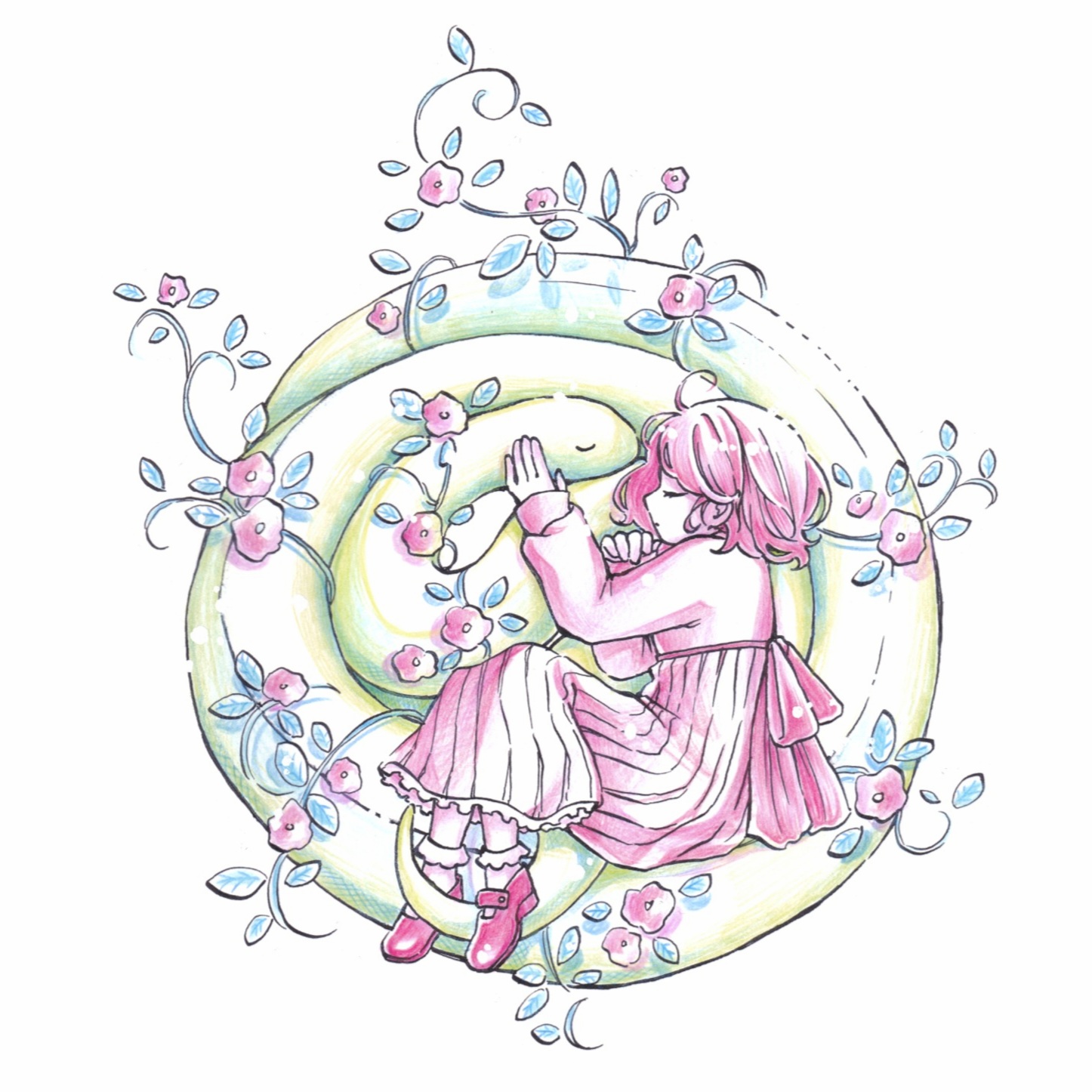 萌絵×北海道えりも町コラボイラスト（納期：約2ヶ月）