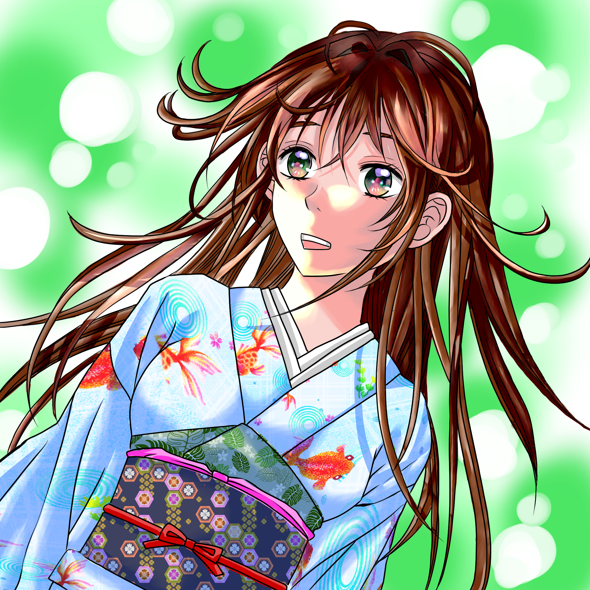 沢渡冷緒×北海道えりも町コラボイラスト（納期：約1ヶ月）