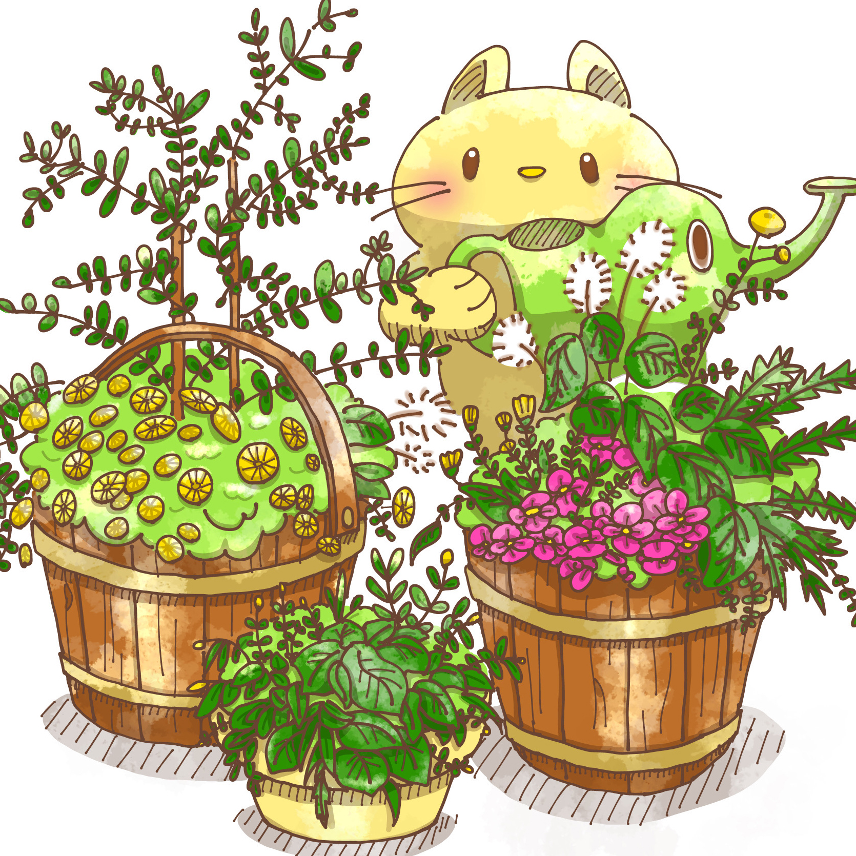 ひら×北海道えりも町コラボイラスト（納期：約1ヶ月）