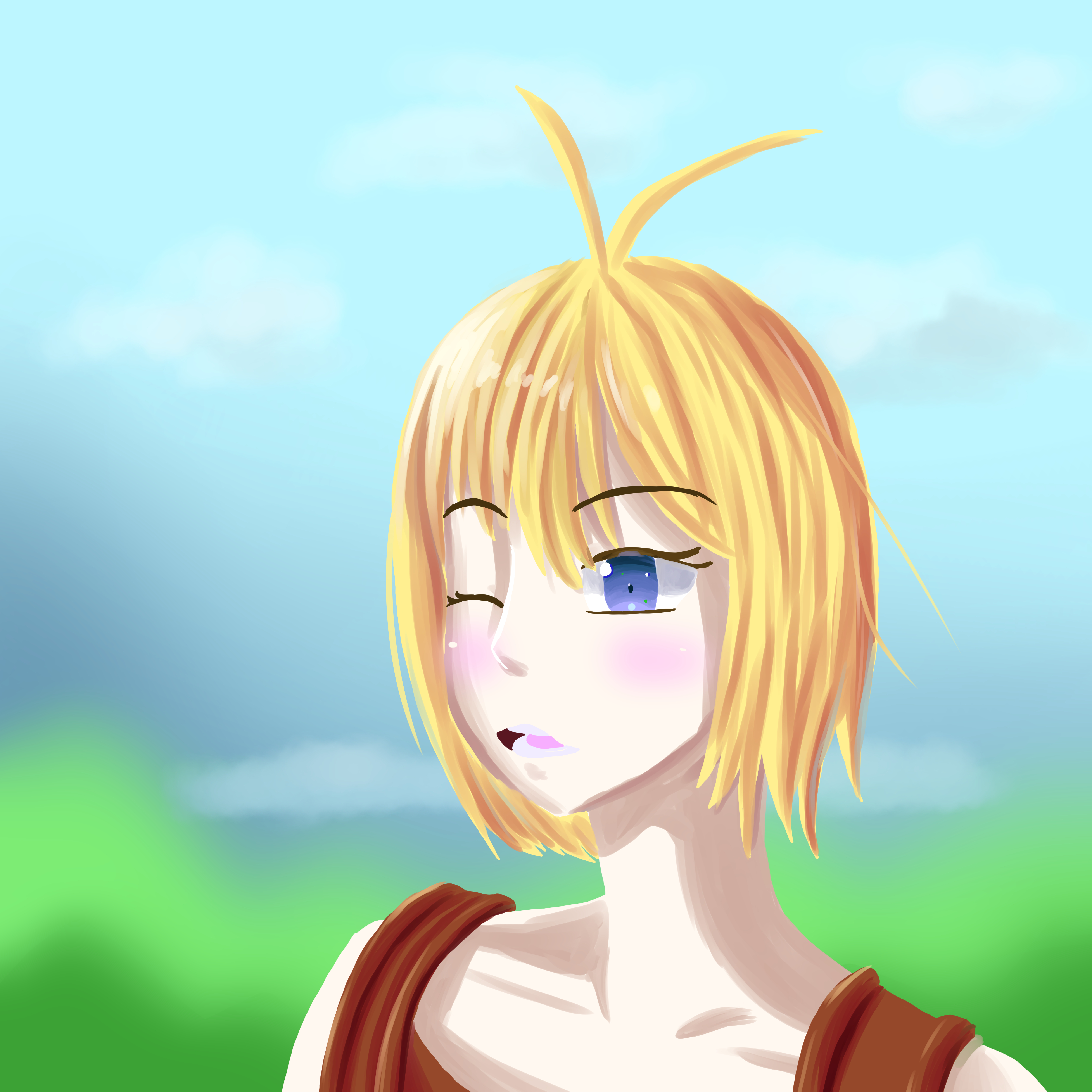 ひとこころ×北海道えりも町コラボイラスト（納期：約2ヶ月）