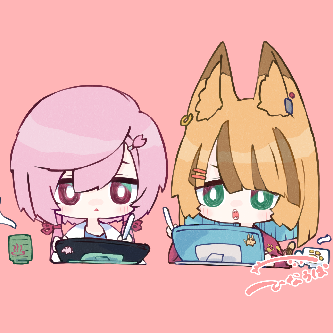 ひなうぱ×北海道えりも町コラボイラスト（納期：約3ヶ月）