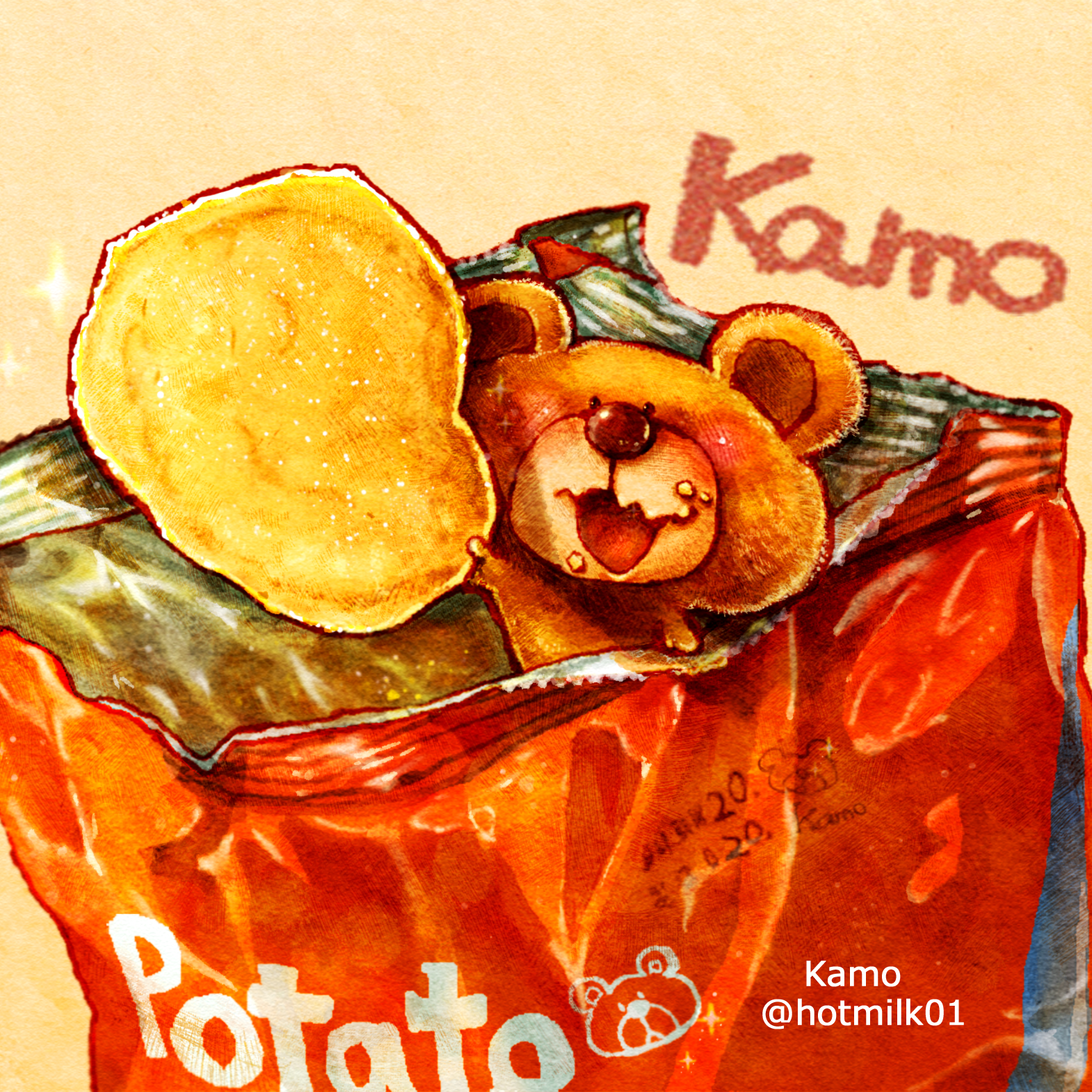 Kamo@ｲﾗｽﾄﾚｰﾀｰ･立体造形×北海道えりも町コラボイラスト（納期：約2ヶ月）