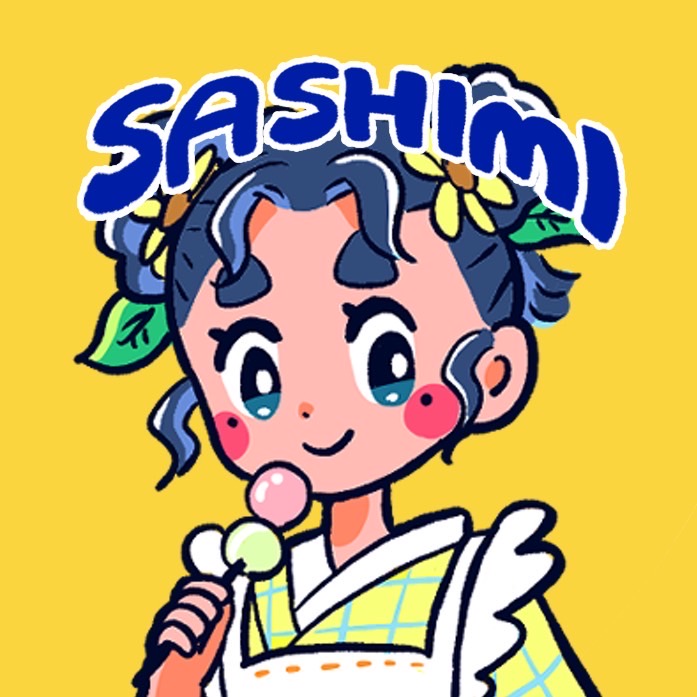 SASHIMI×北海道えりも町コラボイラスト（納期：約1ヶ月）