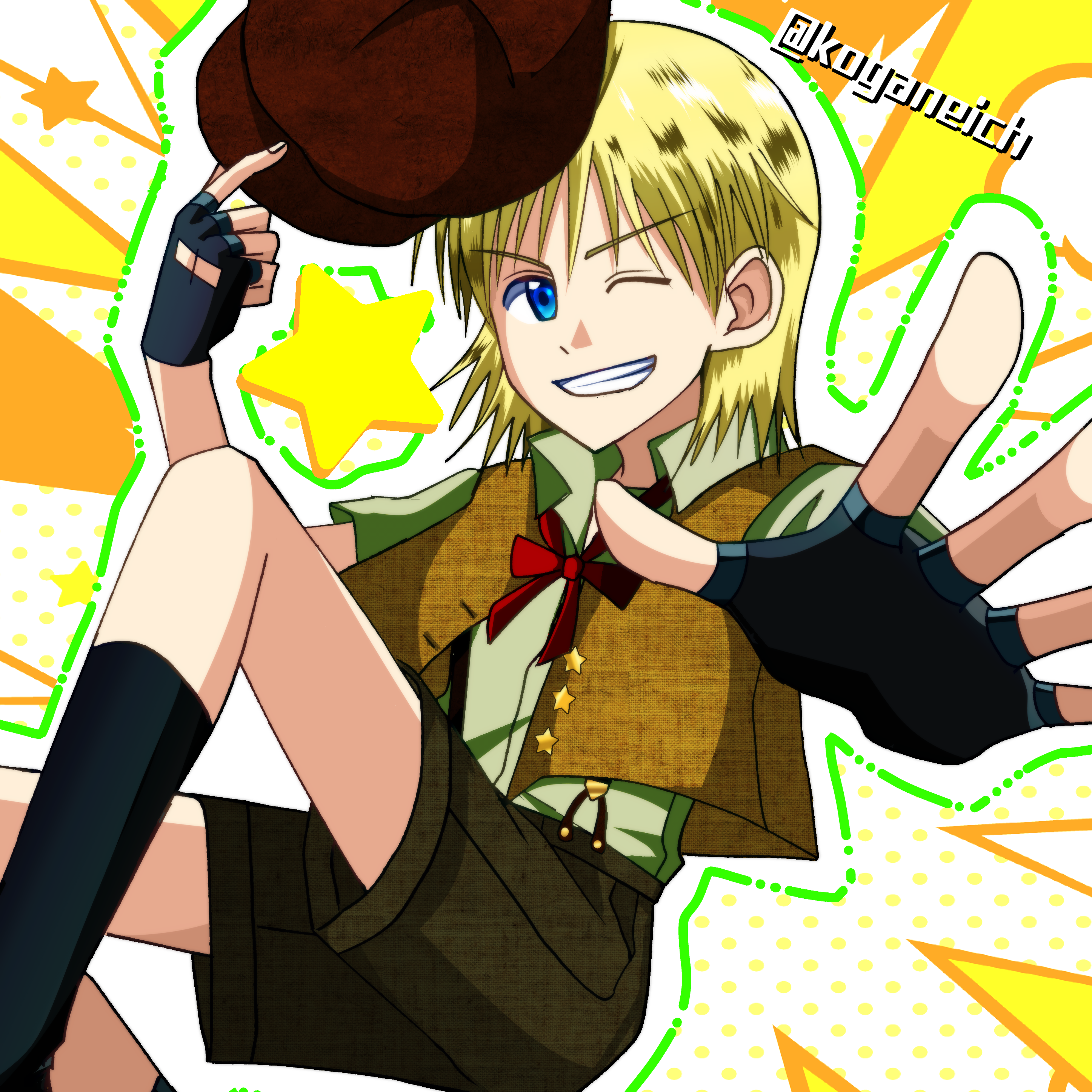 こがねい千鶴×北海道えりも町コラボイラスト（納期：約1ヶ月）