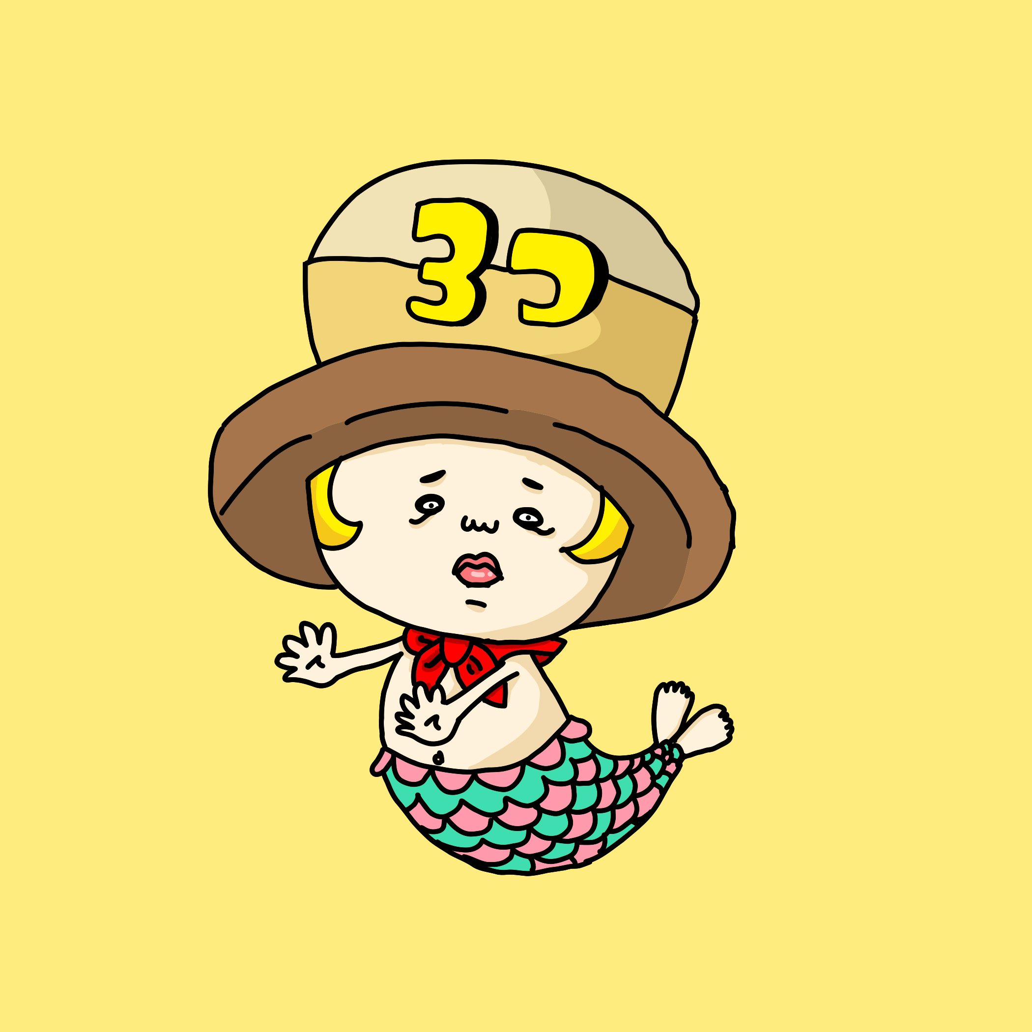 3つ×北海道えりも町コラボイラスト（納期：約2ヶ月）