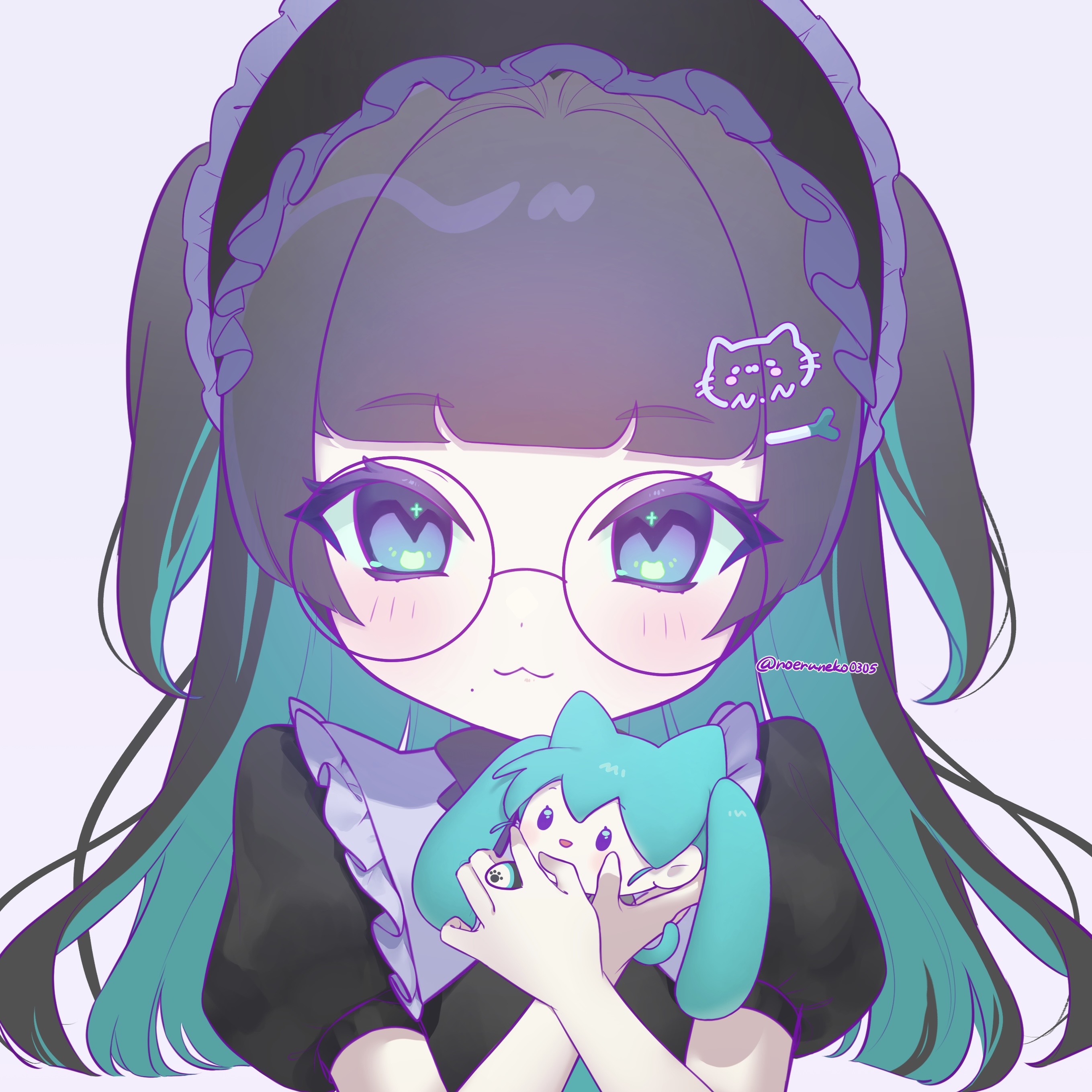猫山のえる×北海道えりも町コラボイラスト（納期：約3ヶ月）