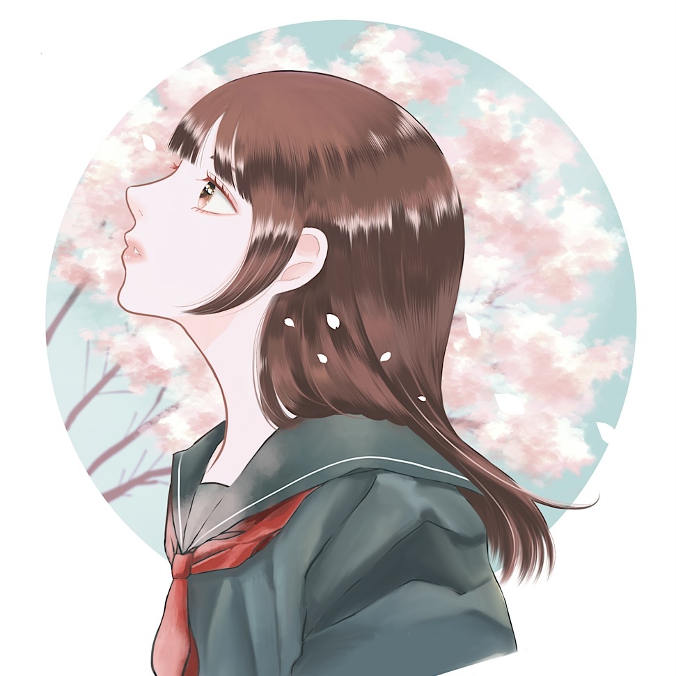 月見あいす×北海道えりも町コラボイラスト（納期：約2ヶ月）