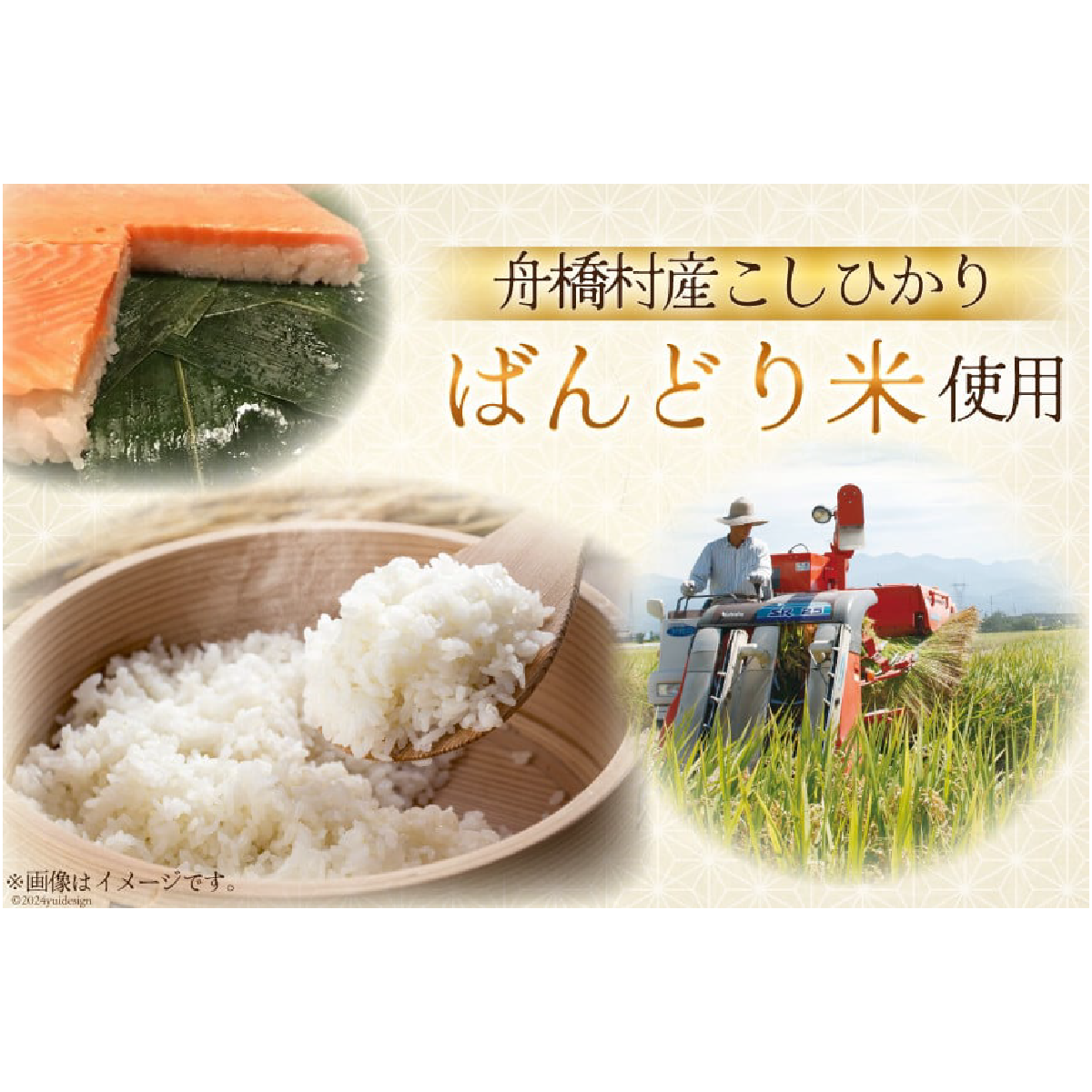 雪咲ゆうか×手作りの鱒寿司(1段×3個)